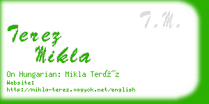 terez mikla business card